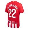 Camisola Atlético Madrid M.Hermoso 22 Homen Equipamento 1ª 23/24